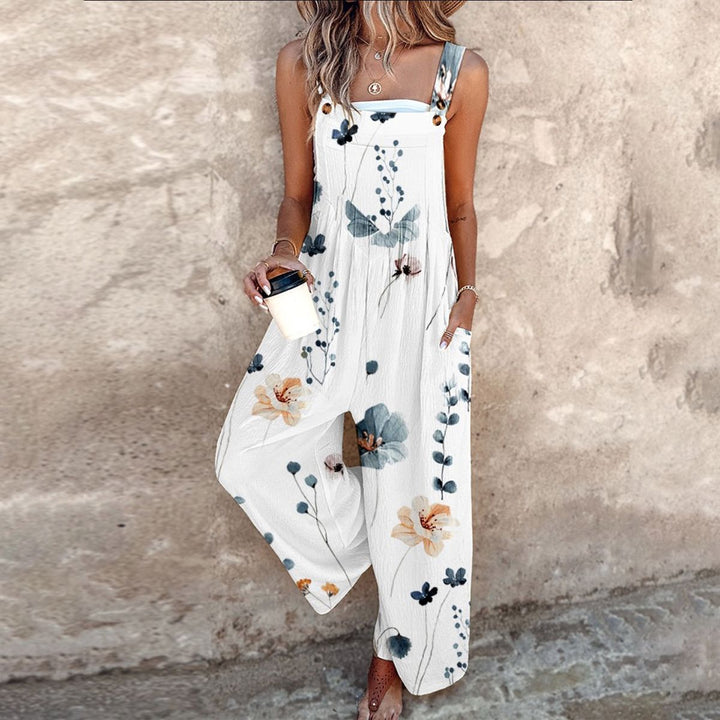 Sofia - Komfortabel Trykt Jumpsuit