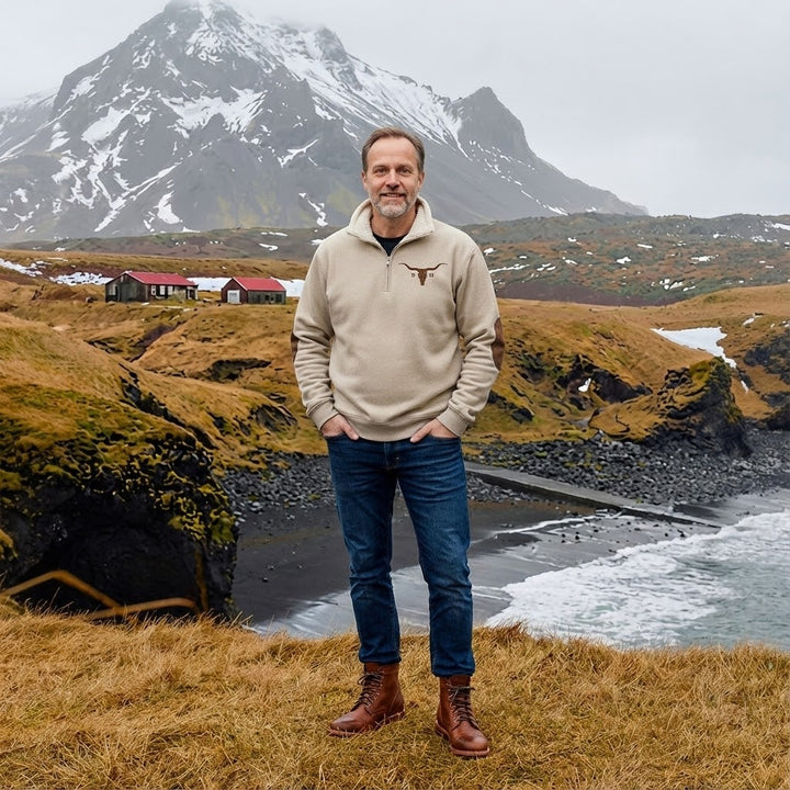 Émeric | Elegant sweater med halv lynlås
