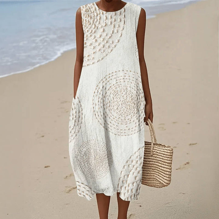 Luna | Casual Kjole i Vintage-Stil