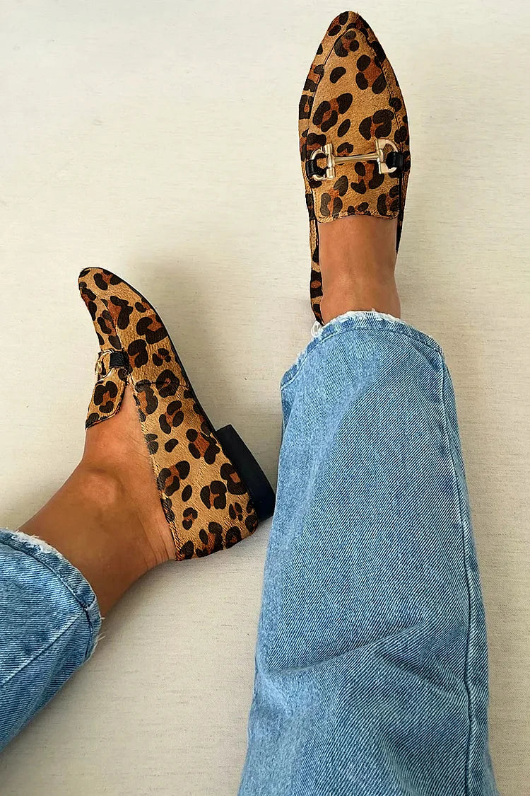 Juul | Elegante loafers med mønster og diskrete hæle