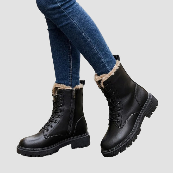 Nadine | Læder Vinterstøvler