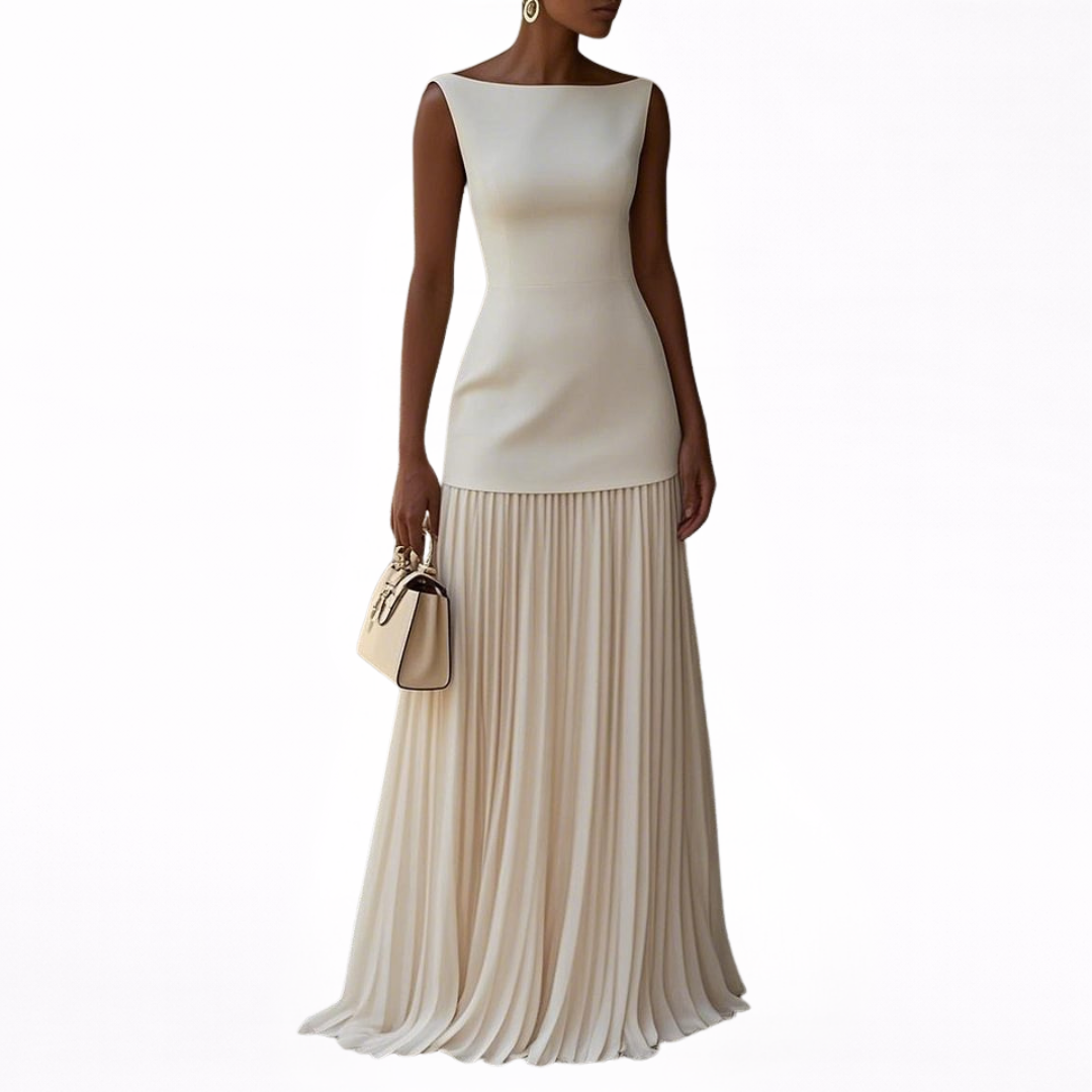 Celeste | Maxi Plissé Dress