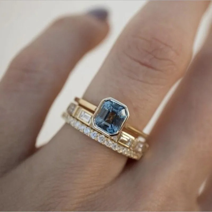 Vintage ring i guldfarve