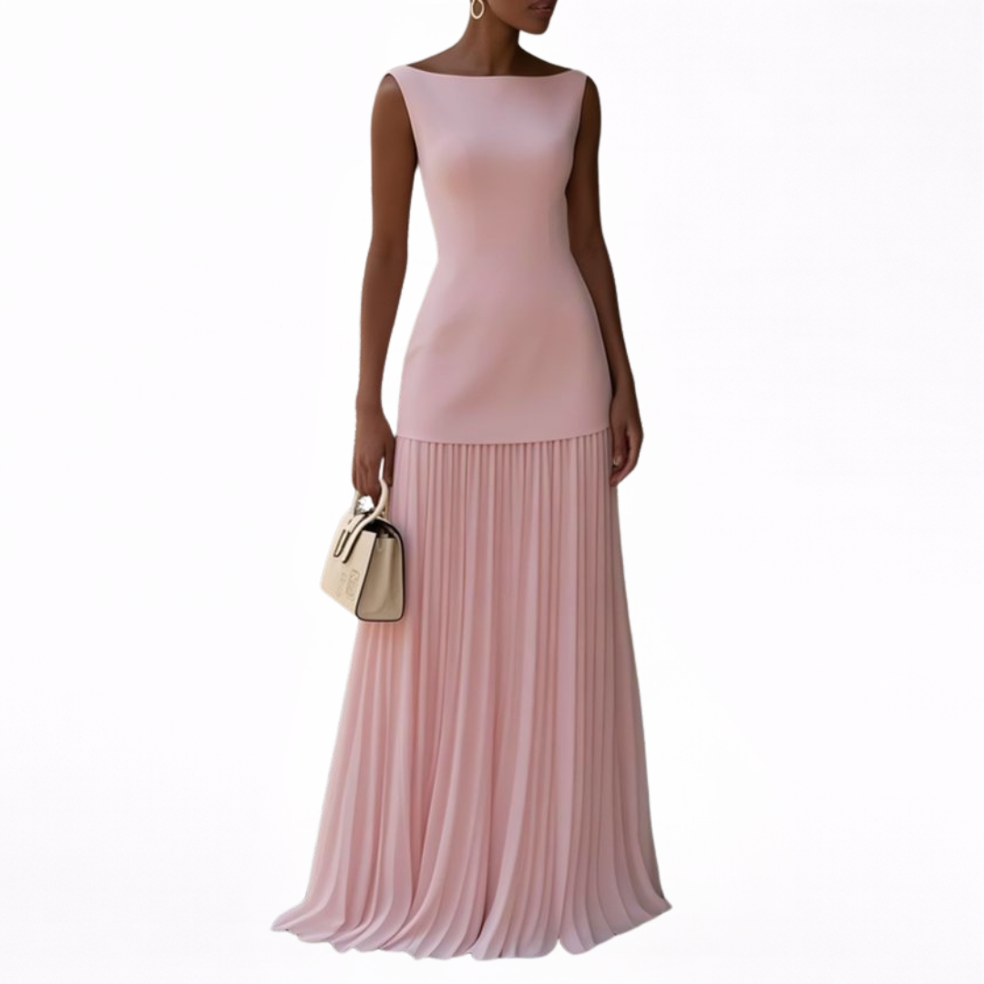 Celeste | Maxi Plissé Dress
