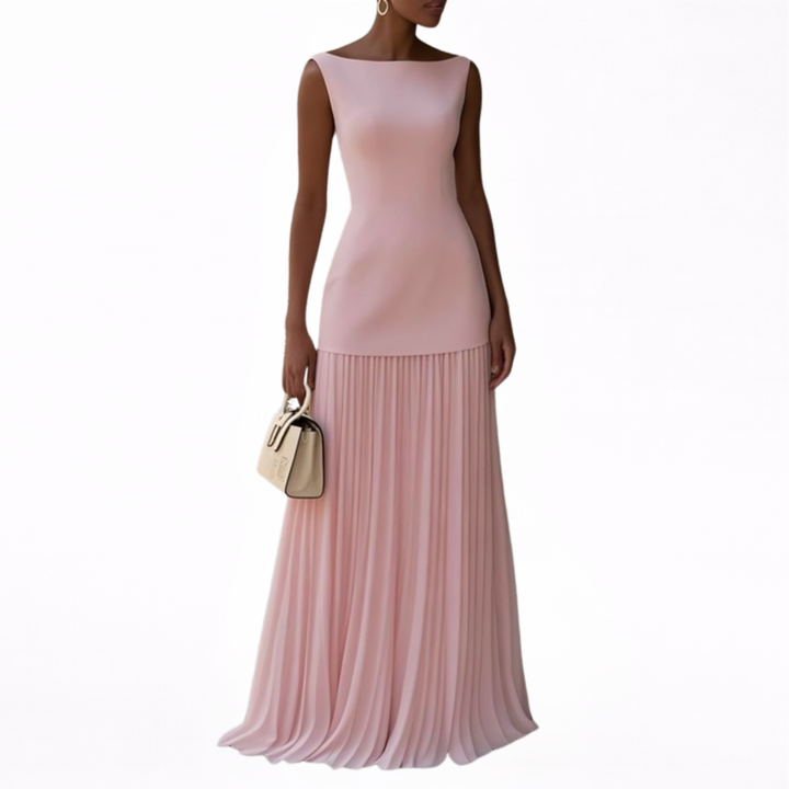 Celeste | Maxi Plissé Dress