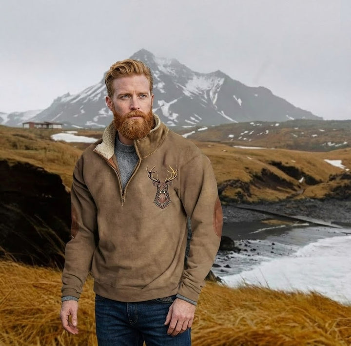 Laurent | Elegant sweater med lynlås