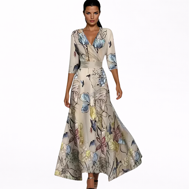 Emilia | Maxi Dress with Elegant Floral Print
