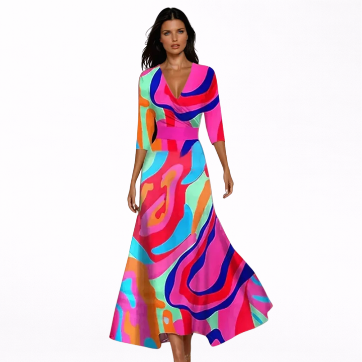 Emilia | Maxi Dress with Elegant Floral Print