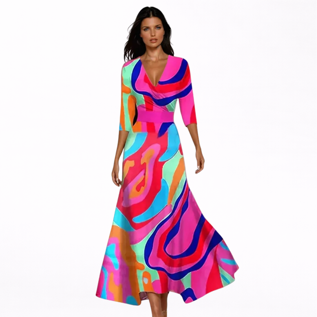 Emilia | Maxi Dress with Elegant Floral Print