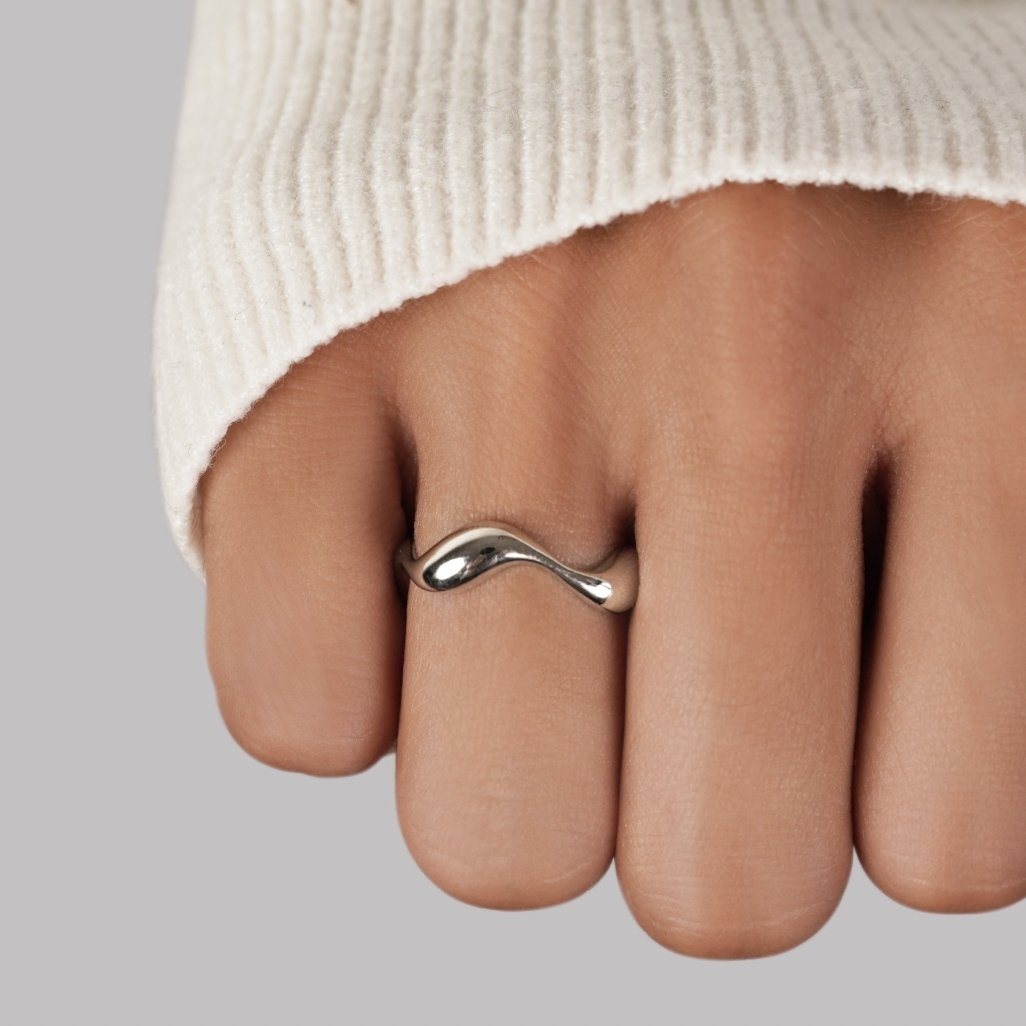 Elegant minimalistisk ring