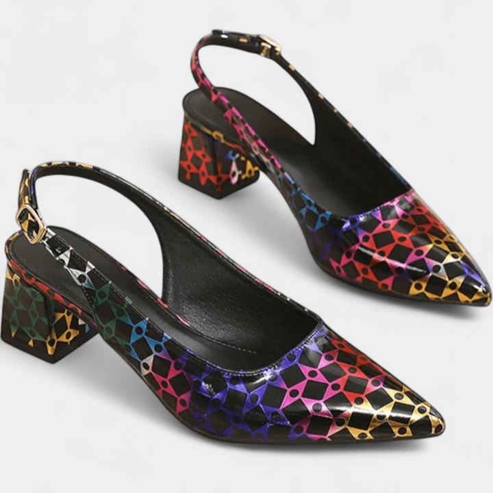 Agnes | Geometric High Heels