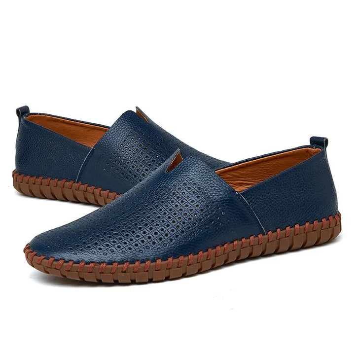 Åndbare Læder Slip-Ons