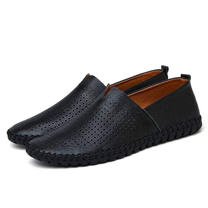 Åndbare Læder Slip-Ons