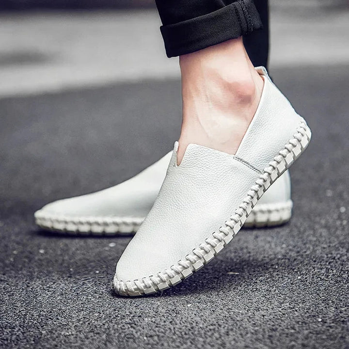 Åndbare Læder Slip-Ons
