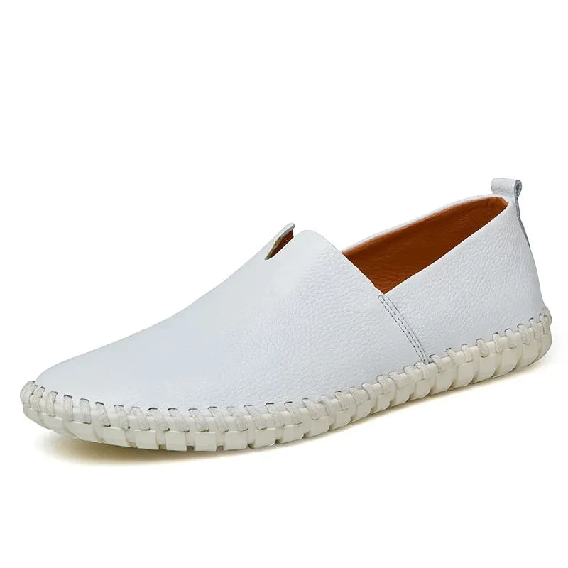 Åndbare Læder Slip-Ons