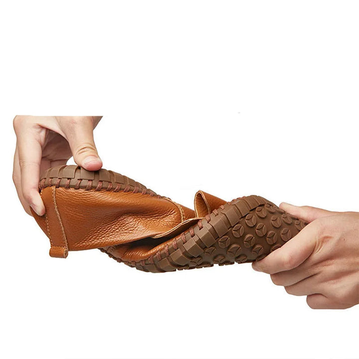 Åndbare Læder Slip-Ons