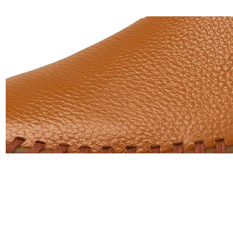 Åndbare Læder Slip-Ons