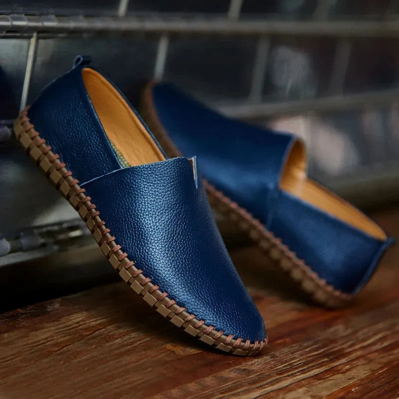 Åndbare Læder Slip-Ons