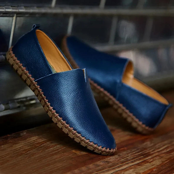 Åndbare Læder Slip-Ons