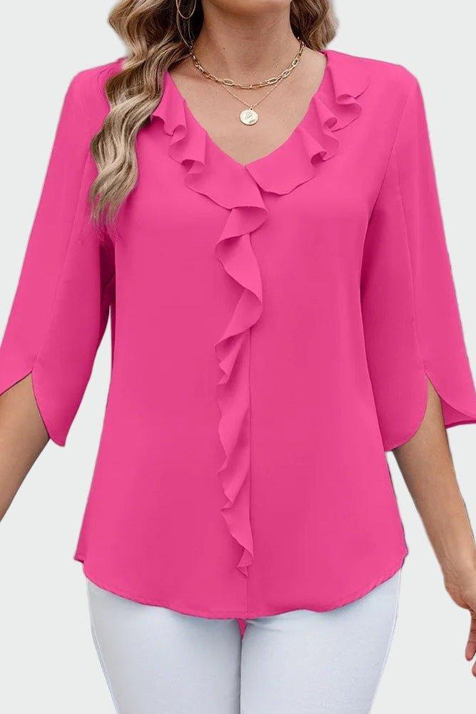 Andrea | Elegant Sort Bluse