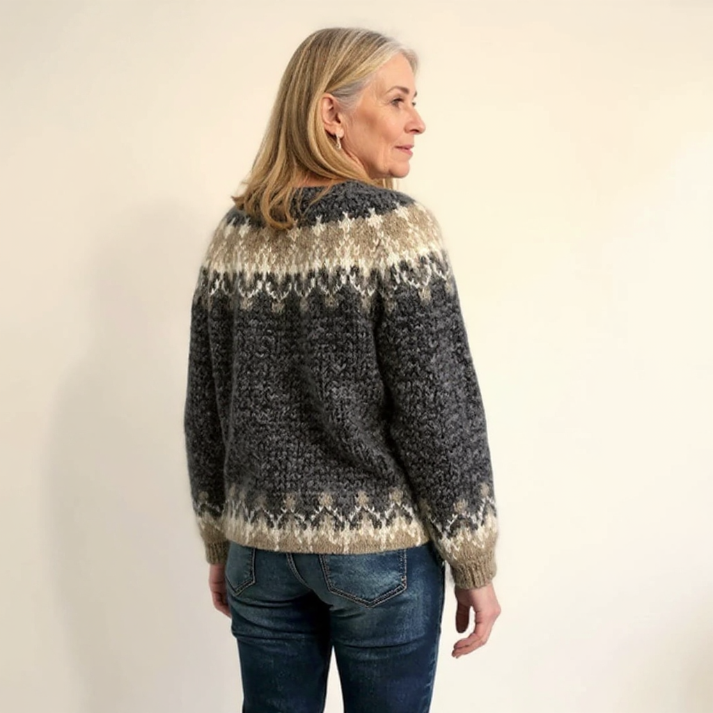 Angela | Retro Island Sweater