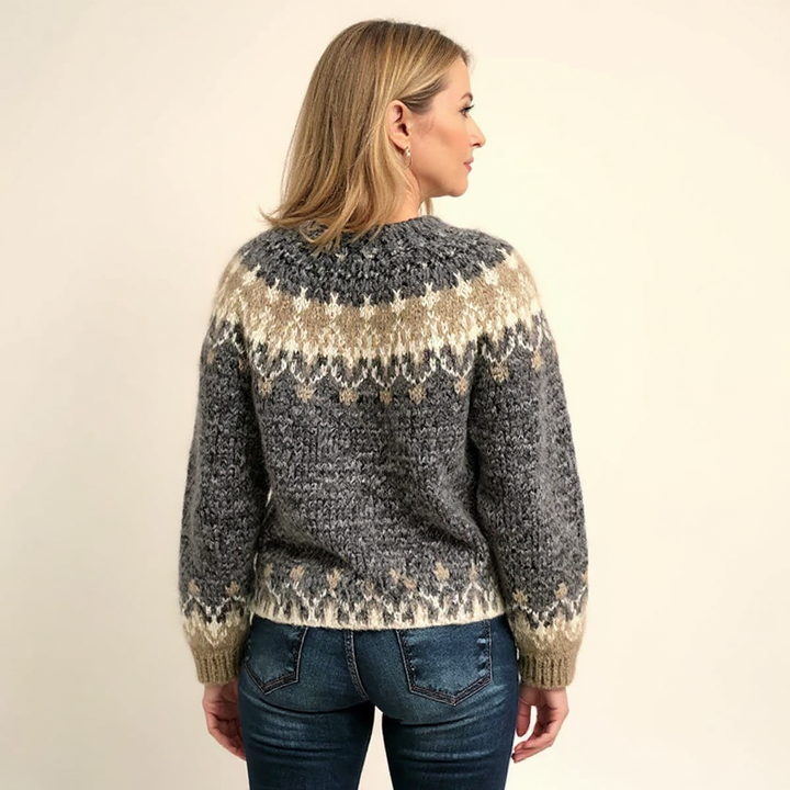 Angela | Retro Island Sweater
