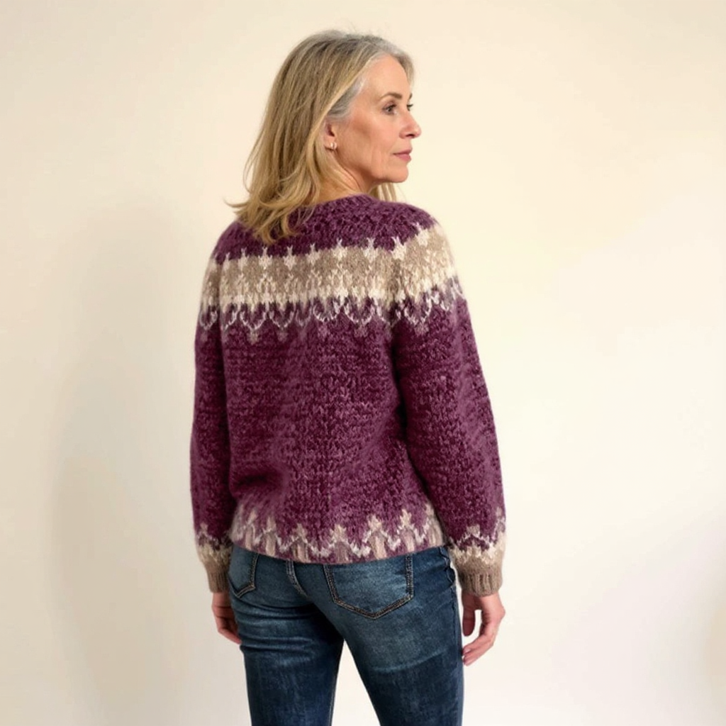 Angela | Retro Island Sweater