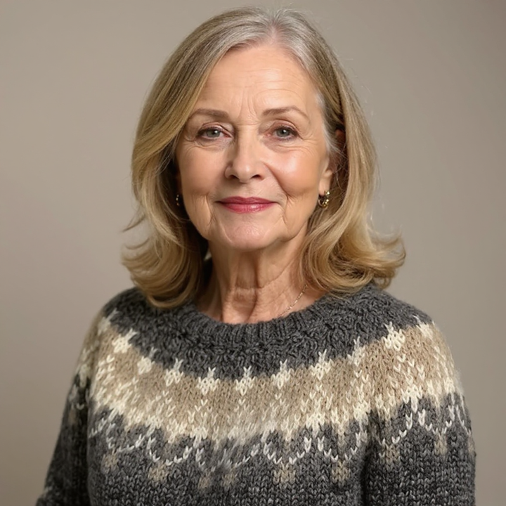 Angela | Retro Island Sweater