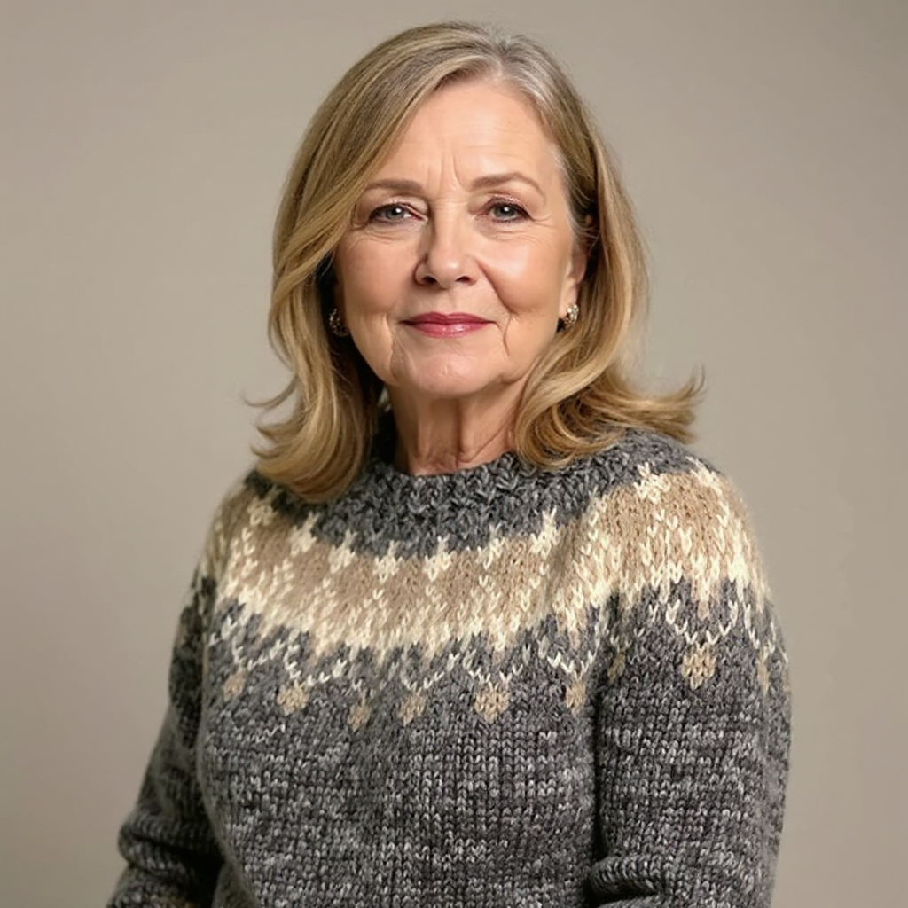 Angela | Retro Island Sweater