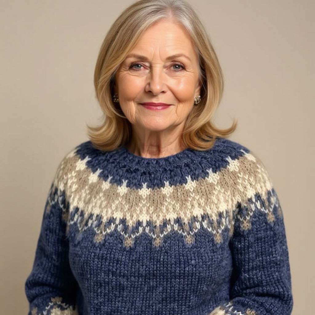 Angela | Retro Island Sweater