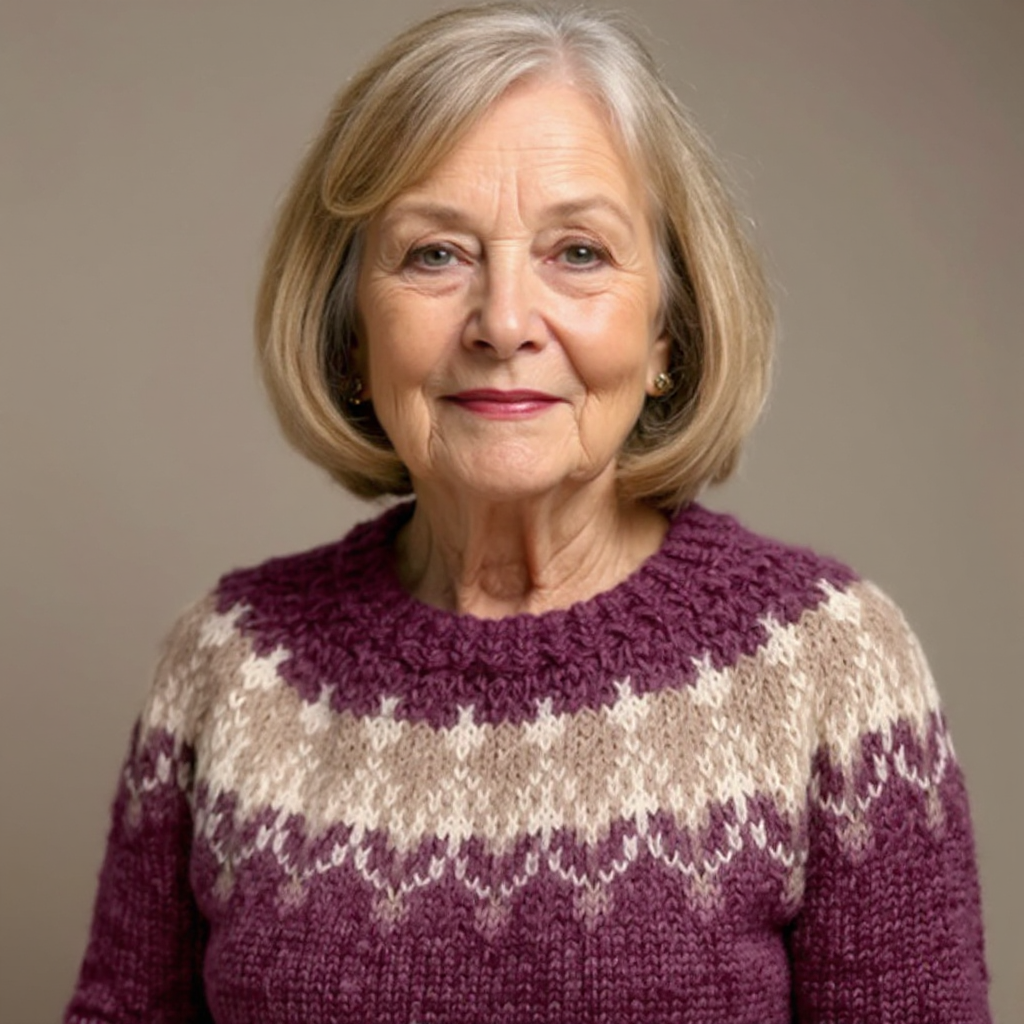 Angela | Retro Island Sweater