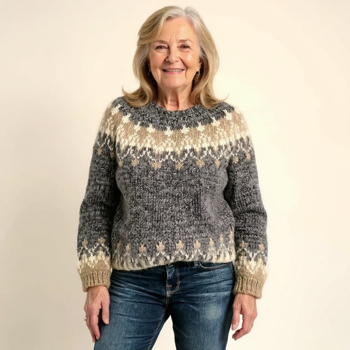 Angela | Retro Island Sweater