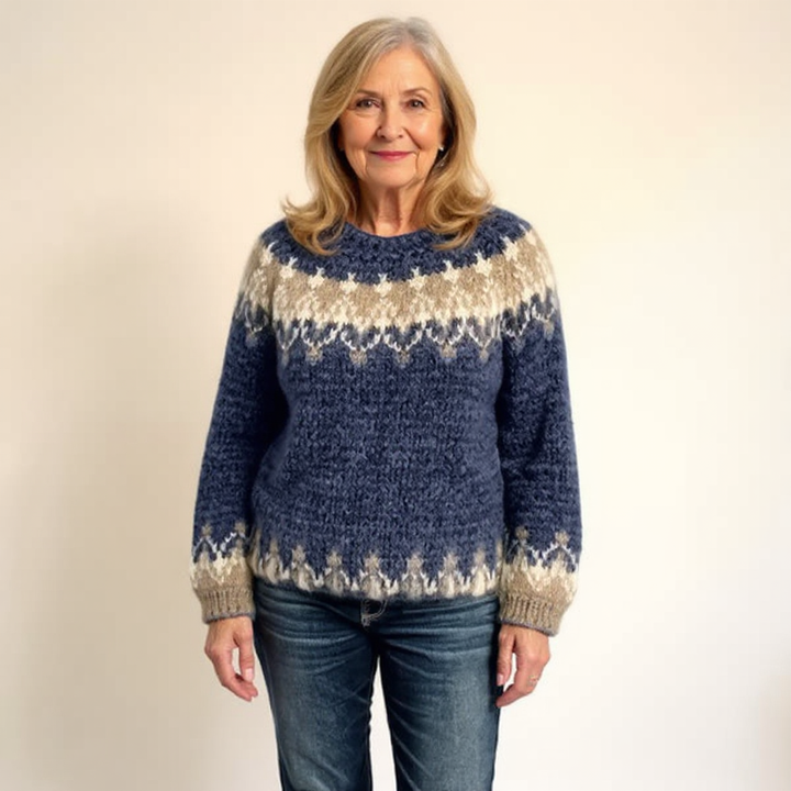 Angela | Retro Island Sweater