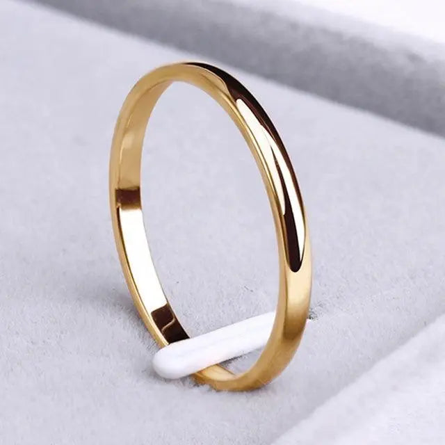 Elegant ring i guld og sølv