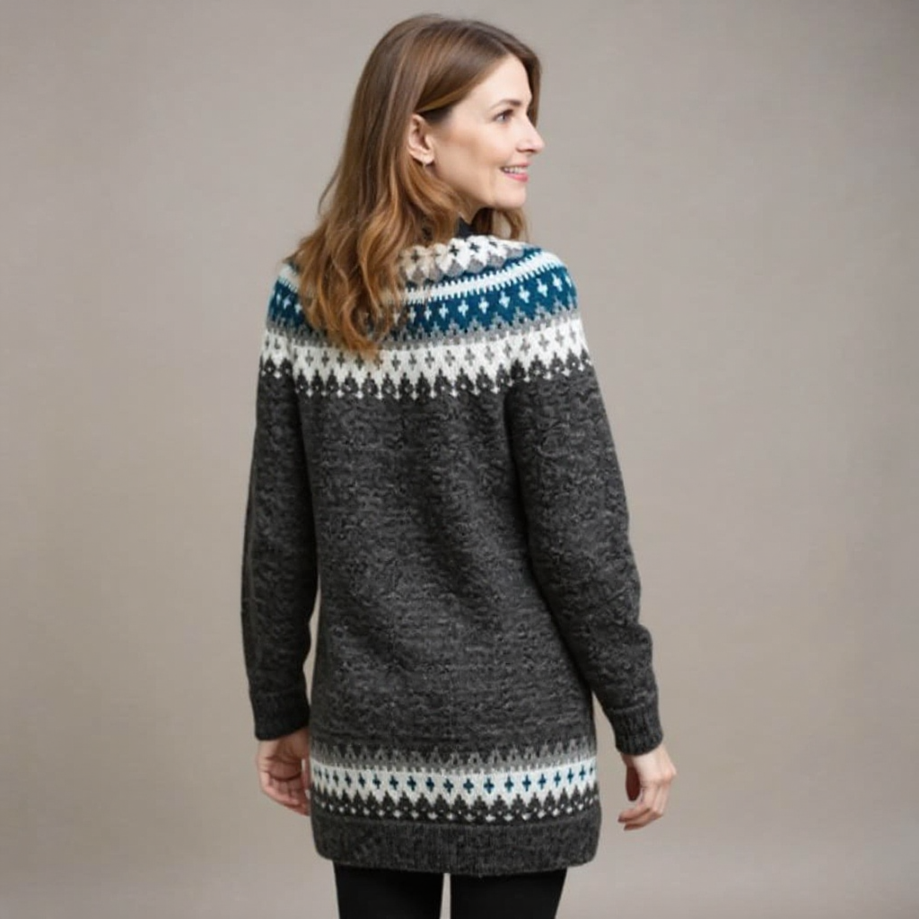 April | Retro Island Knit Sweater