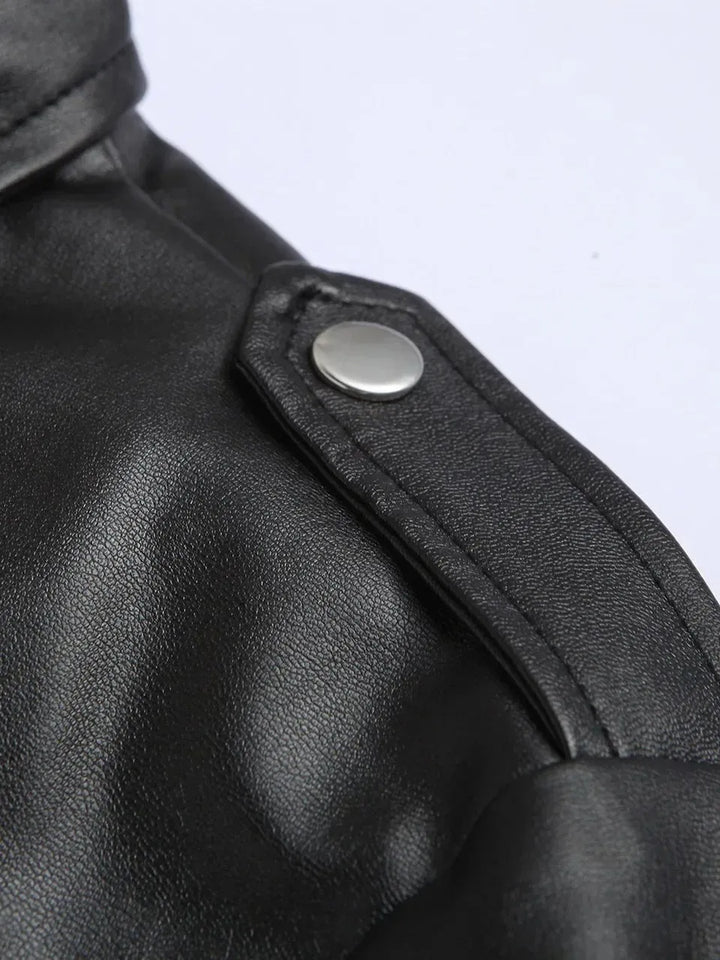 Austin | Klassisk Biker Læderjakke