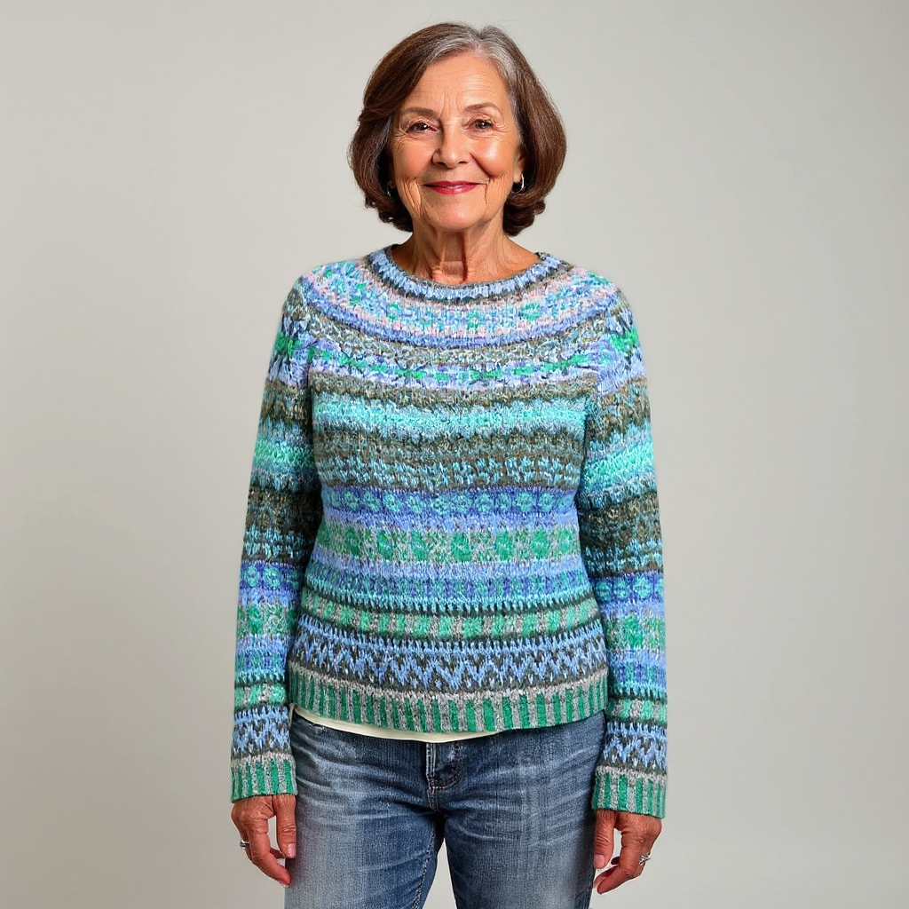 Bethany | Retro Island Sweater