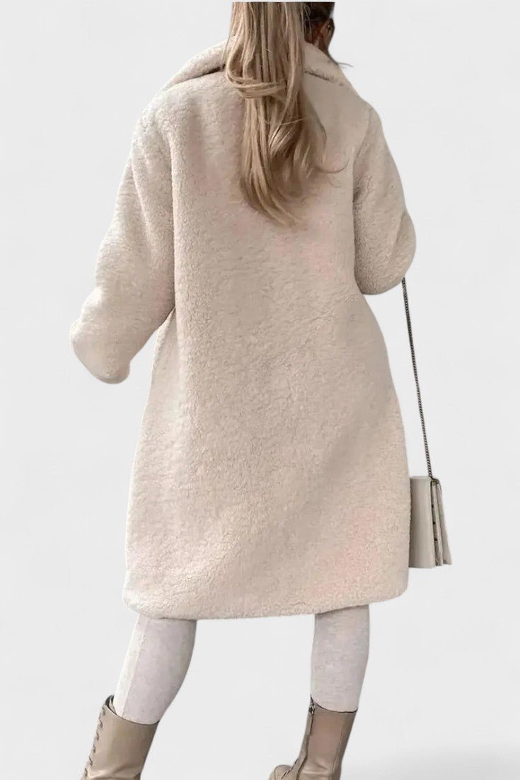 Birgitte | Luksuriøs elegant teddyjakke