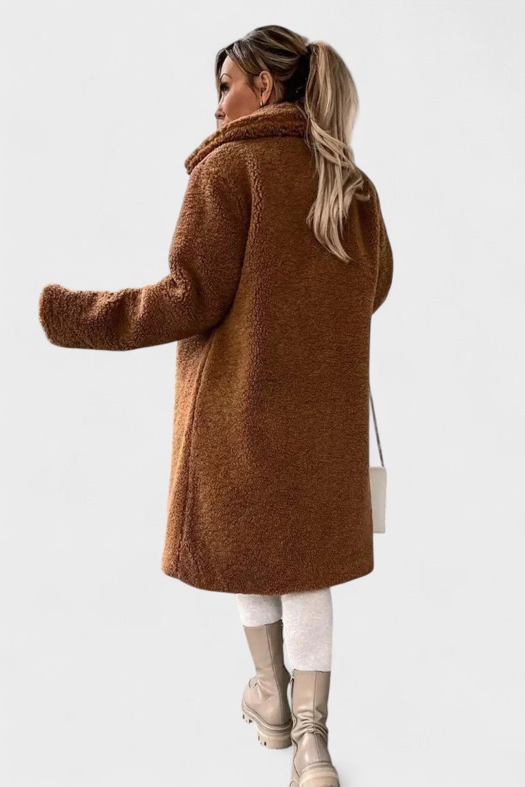 Birgitte | Luksuriøs elegant teddyjakke
