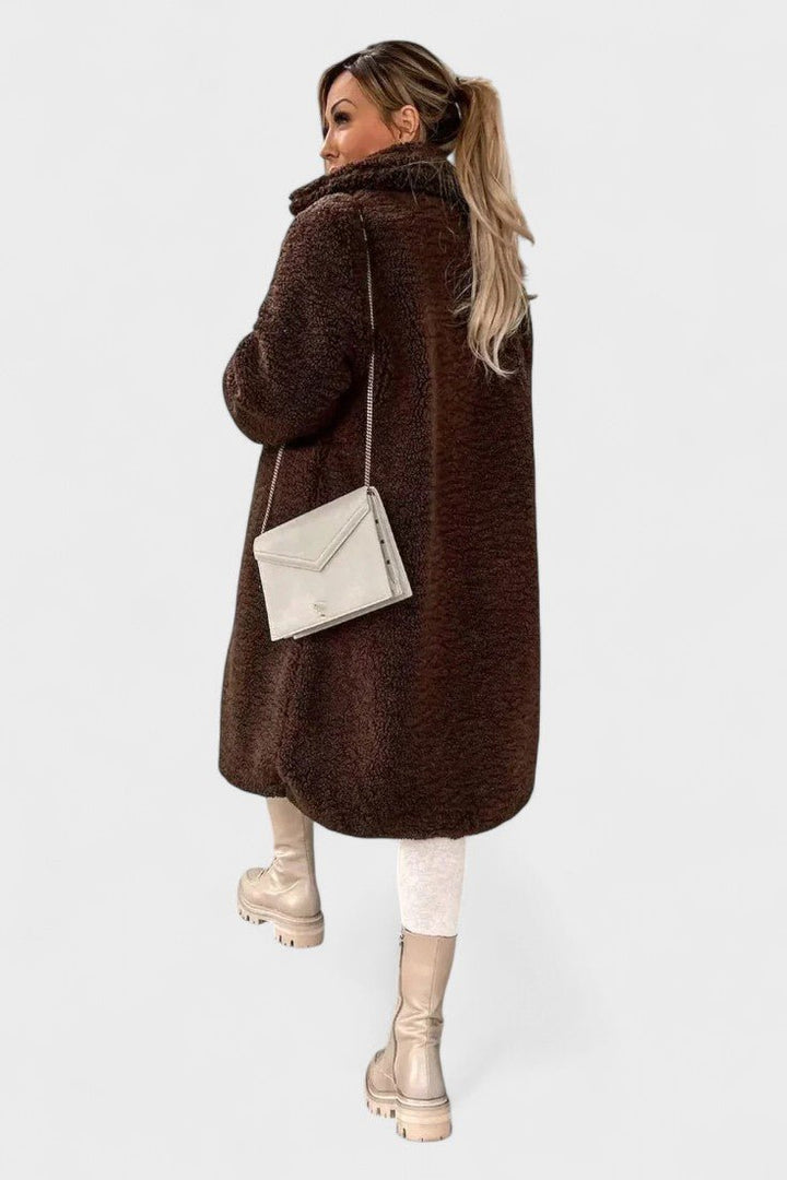 Birgitte | Luksuriøs elegant teddyjakke