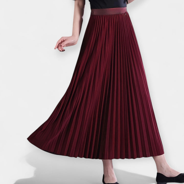 Bodil | Fitted Pleated Skirt