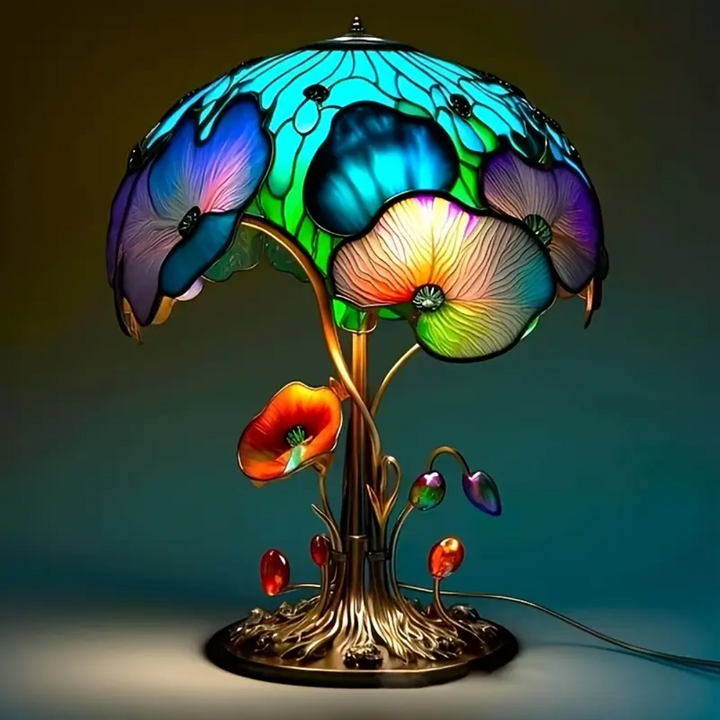 Bohemian Style Mushroom Flower Lamp