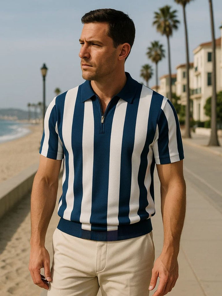 Bo™ | Striped Marine Polo