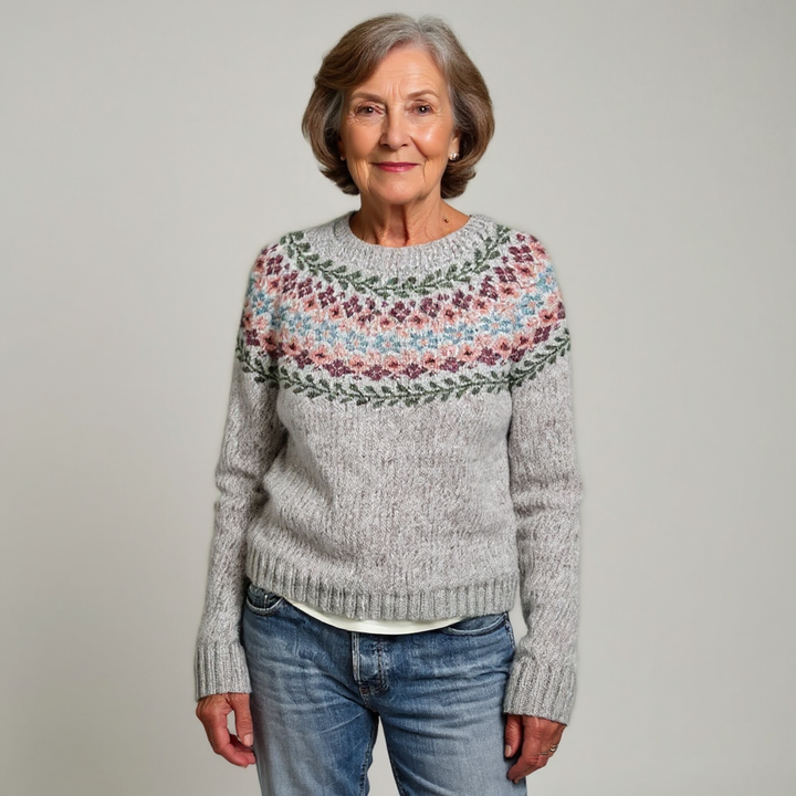Bridget | Retro Island Knit Sweater