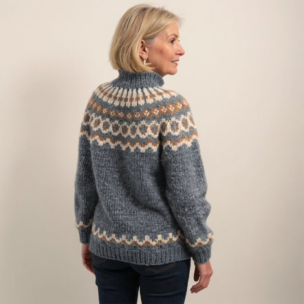 Carla | Retro Island Knit Sweater