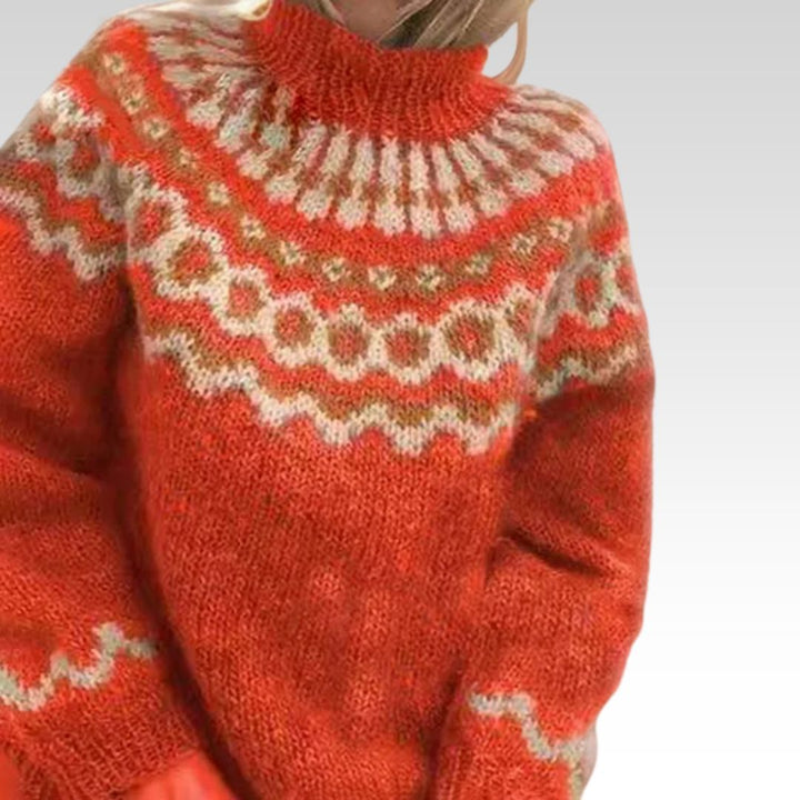 Carla | Retro Island Knit Sweater