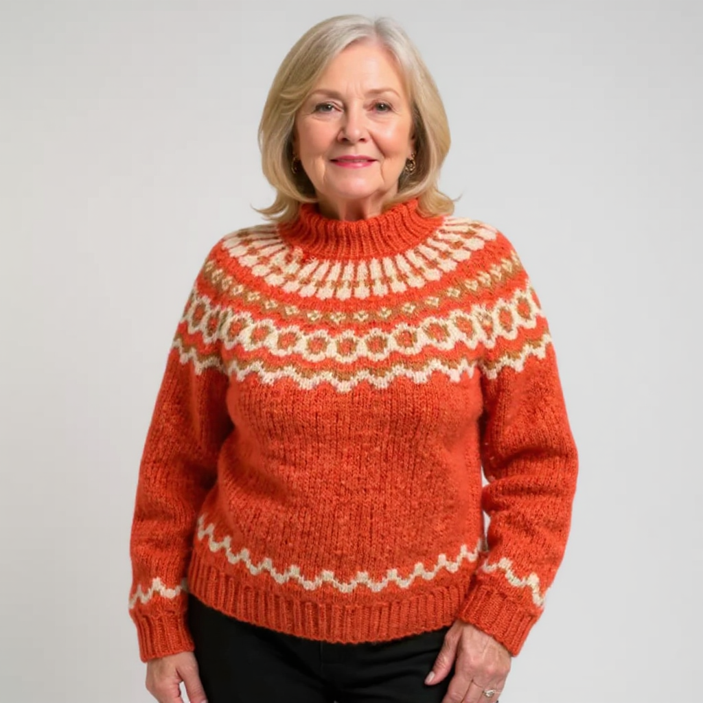 Carla | Retro Island Knit Sweater
