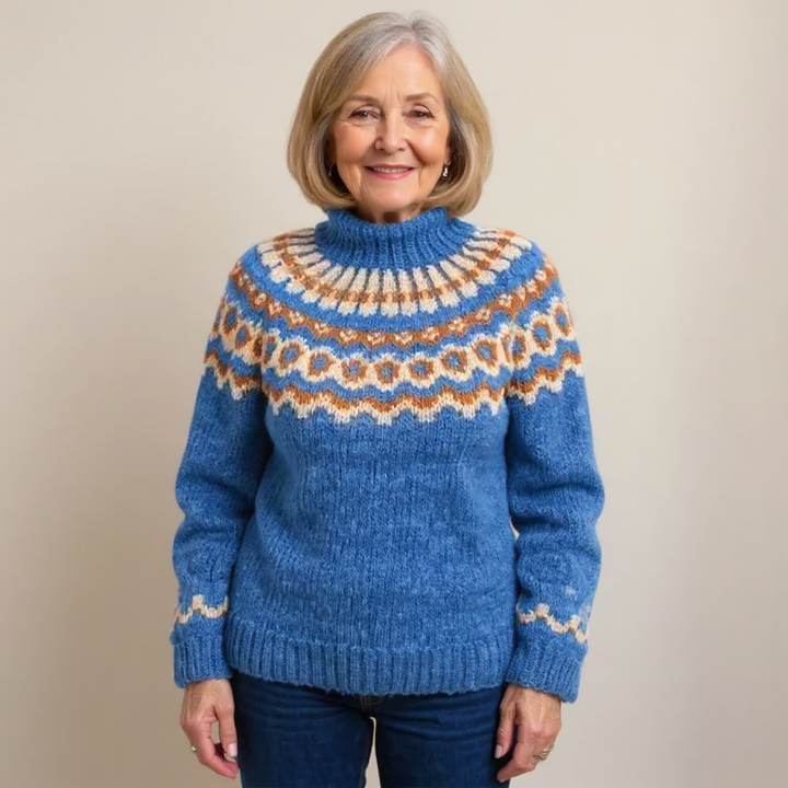 Carla | Retro Island Knit Sweater