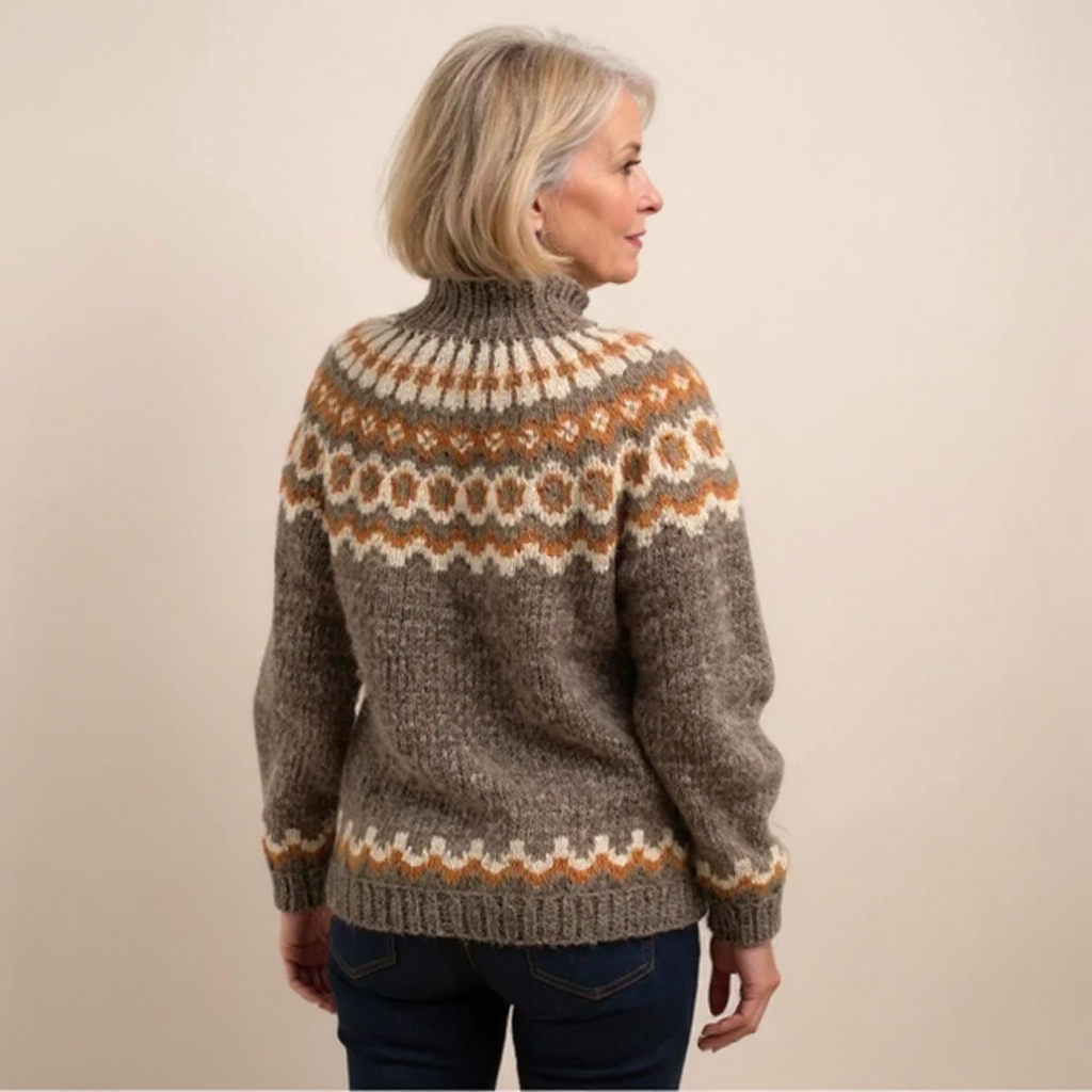 Carla | Retro Island Knit Sweater