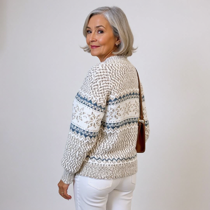 Caroline | Retro Island Sweater